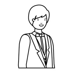 young businessman avatar character