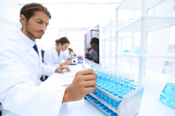 group of students carried experiment