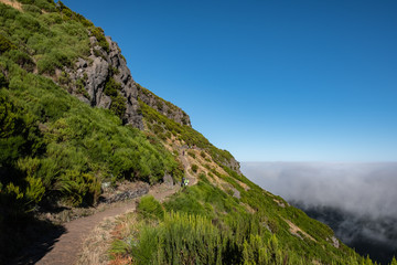Fototapeta na wymiar Pico Ruivo mountain - Madeira Island Portugal