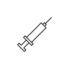 blood donation, syringe icon. Element of blood donation icon. Thin line icon for website design and development, app development