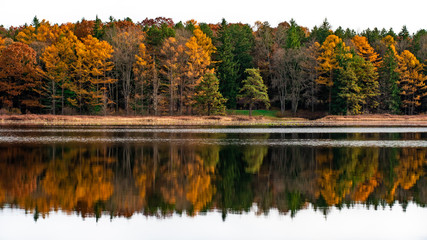 Fototapeta na wymiar Autumn Reflections