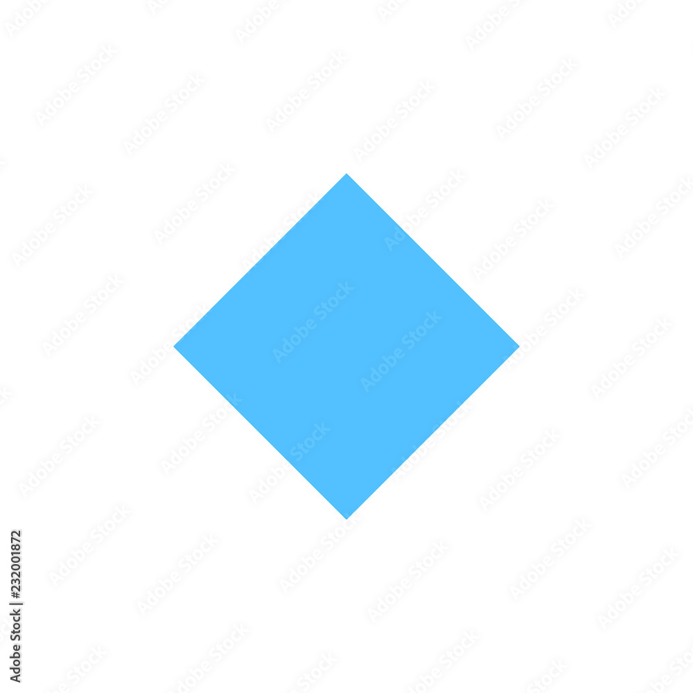 Poster rhombus icon. element of material arrow symbol icon for mobile concept and web apps. color rhombus i