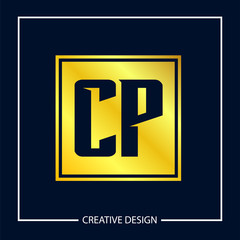 Initial Letter CP Logo Template Design Vector Illustration