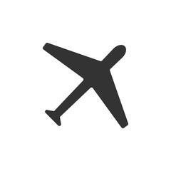 plane isolated simple icon