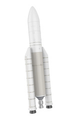 Space Rocket Isolated