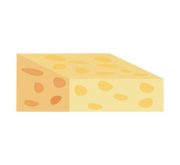 fresh cheese isolated icon