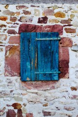 Ventana Rústica de Madera