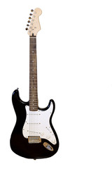 Naklejka premium electric guitar isolated on white background