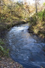 River running through the park
