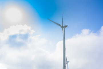 Windmill turbine for electric production at Khao Kho, Petchaboon, Thailand