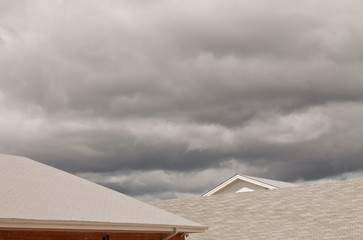 Storm over Roofs