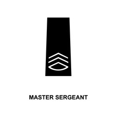 japan master sergeant military ranks and insignia glyph icon