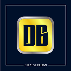 Initial Letter DB Logo Template Design Vector Illustration