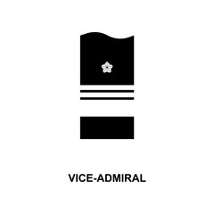 japan vice admiral military ranks and insignia glyph icon
