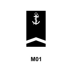 French m01 military ranks and insignia glyph icon