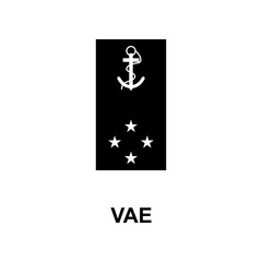 French vae military ranks and insignia glyph icon