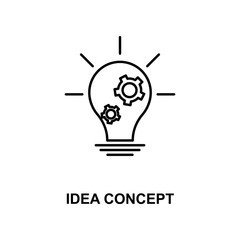 idea concept line icon