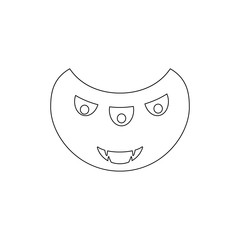 monster icon. Element of horrible creatures for mobile concept and web apps illustration. Thin line icon for website design and development, app development