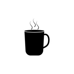 Cup of hot coffee icon. Element of winter tourism. Premium quality graphic design icon. Signs and symbols collection icon for websites, web design, mobile app