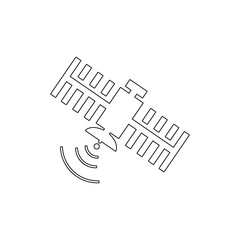 Satellite icon. Element of media for mobile concept and web apps illustration. Thin line icon for website design and development, app development
