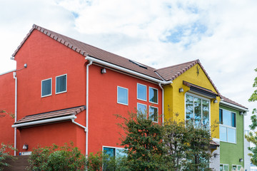 Exterior of modern house