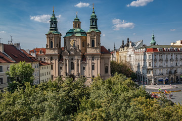 Fototapeta na wymiar Prague city - Czech Republic - street view