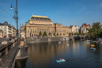 Deurstickers Prague city - Czech Republic - river view © colatudo