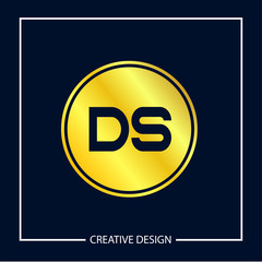 Initial Letter DS Logo Template Design Vector Illustration