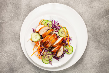 Healthy vegetable salad