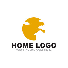 Home logo design vector template