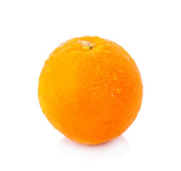 Orange fruit isolated on white background