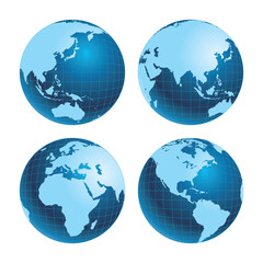 Earth globe vector