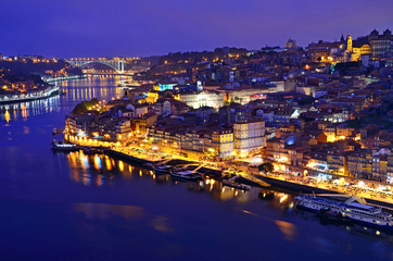 Fototapeta na wymiar Historic Center of Porto in Portugal