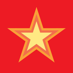 Star vector icon