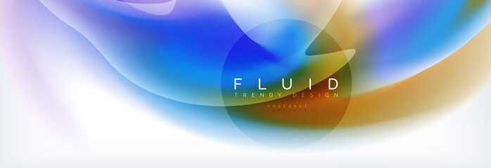 Background abstract holographic fluid colors wave design