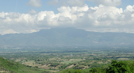 View of the valley of the city of Santiago de los Caballeros