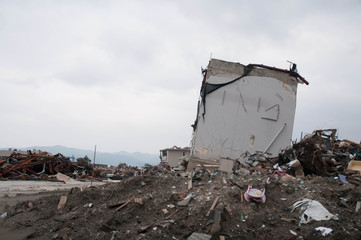 Obraz na płótnie Canvas Japan tsunami 2011