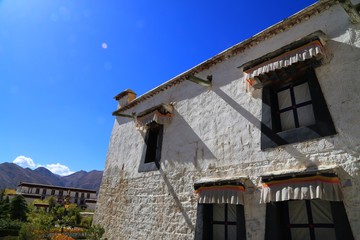 ポタラ宮殿、チベット、ヒマラヤ山脈、アジア