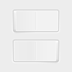 Switch gray 3d push buttons