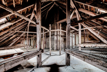 Fototapeta premium old wooden house