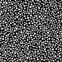 Abstract seamless pattern. Simple and at the same time festive. The classic combination of white, gray and black.