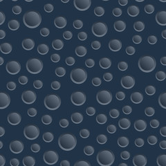 Abstract seamless pattern. Interesting color tone: charcoal / dark blue. 3D effect due to gradient.