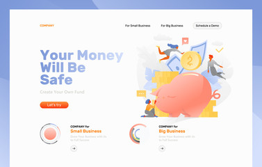 Money Saving Fund Web Page