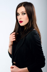 beautiful girl in the Studio