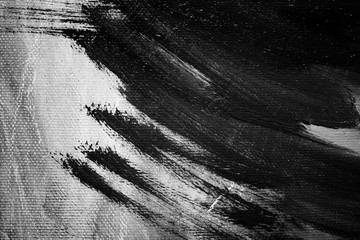 Black  blots. oil on canvas