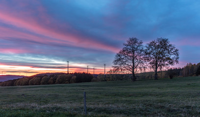 Sonnenuntergang in großalmerode