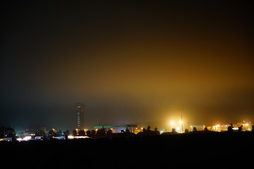Fototapeta na wymiar 大洗町の夜景