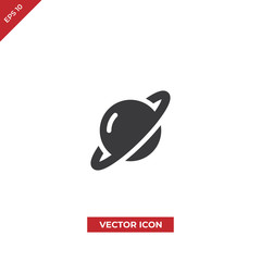 Fototapeta premium Planet vector icon