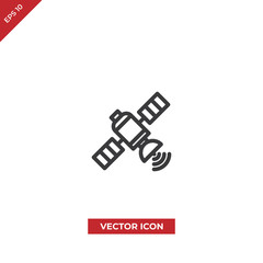 Satellite vector icon