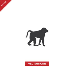 Monkey vector icon